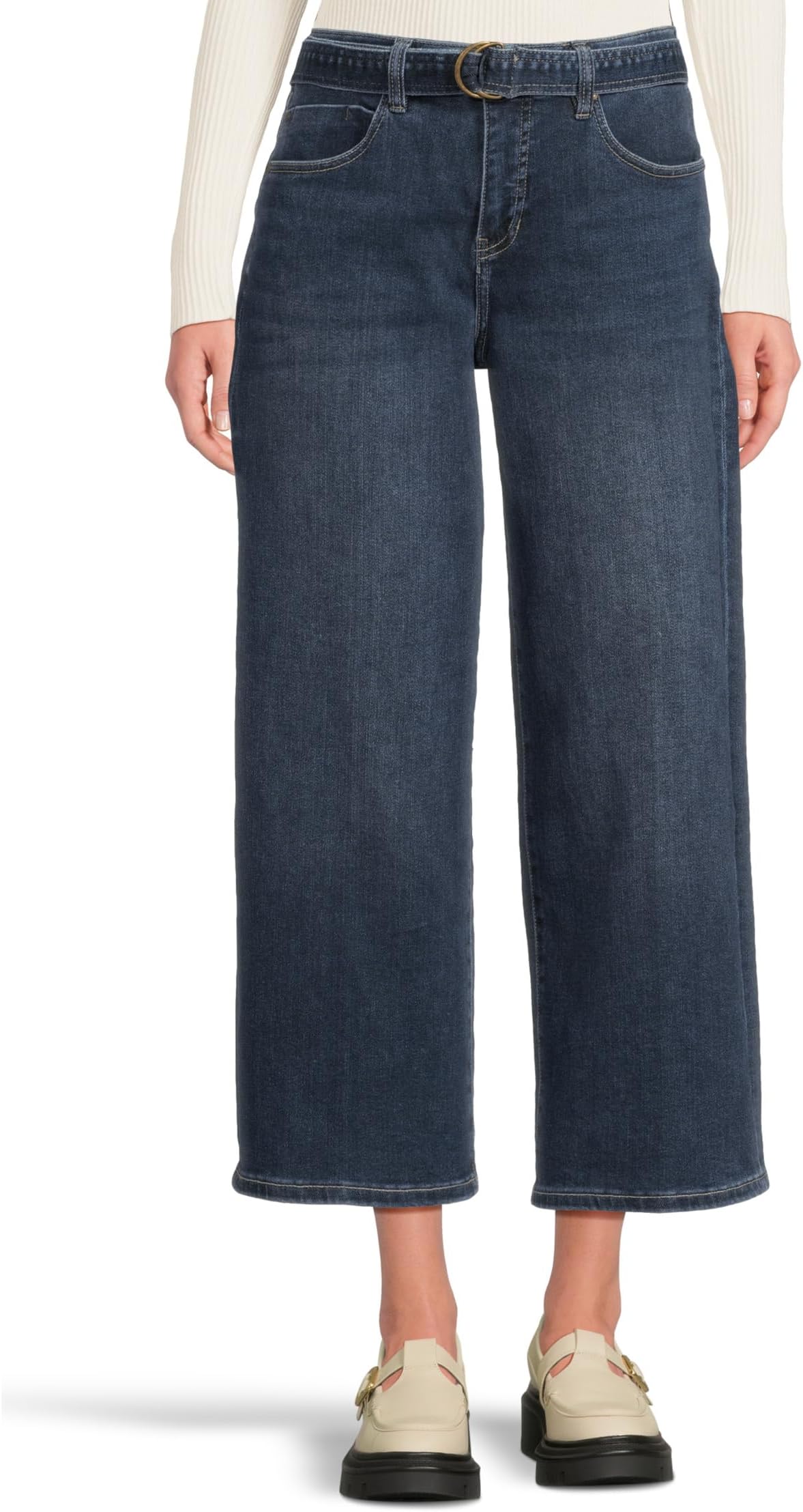 

Женские укороченные джинсы со средней посадкой и поясом Liverpool Los Angeles, Kerry