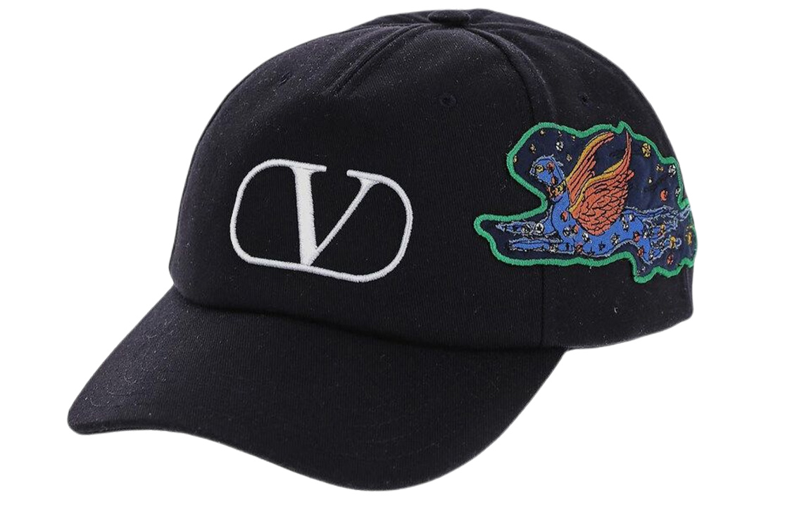 

Valentino Бейсболка унисекс черная, Black