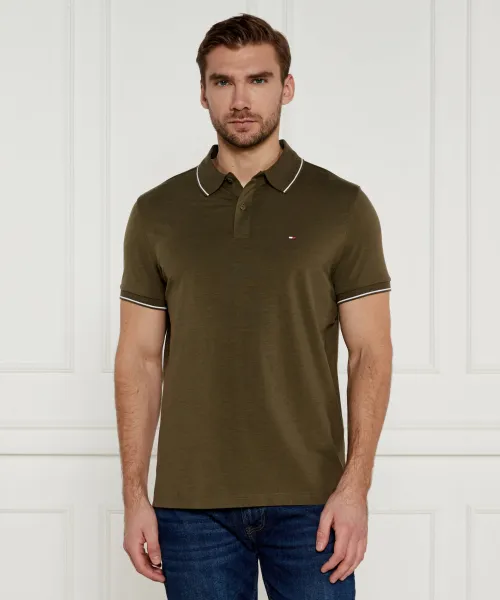 

Футболка поло Regular fit Tommy Hilfiger, зеленый