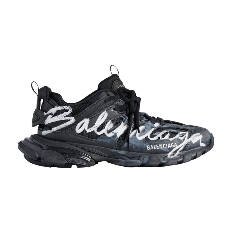 

Кроссовки Balenciaga Track Sneaker 'Signature - Black White', черный