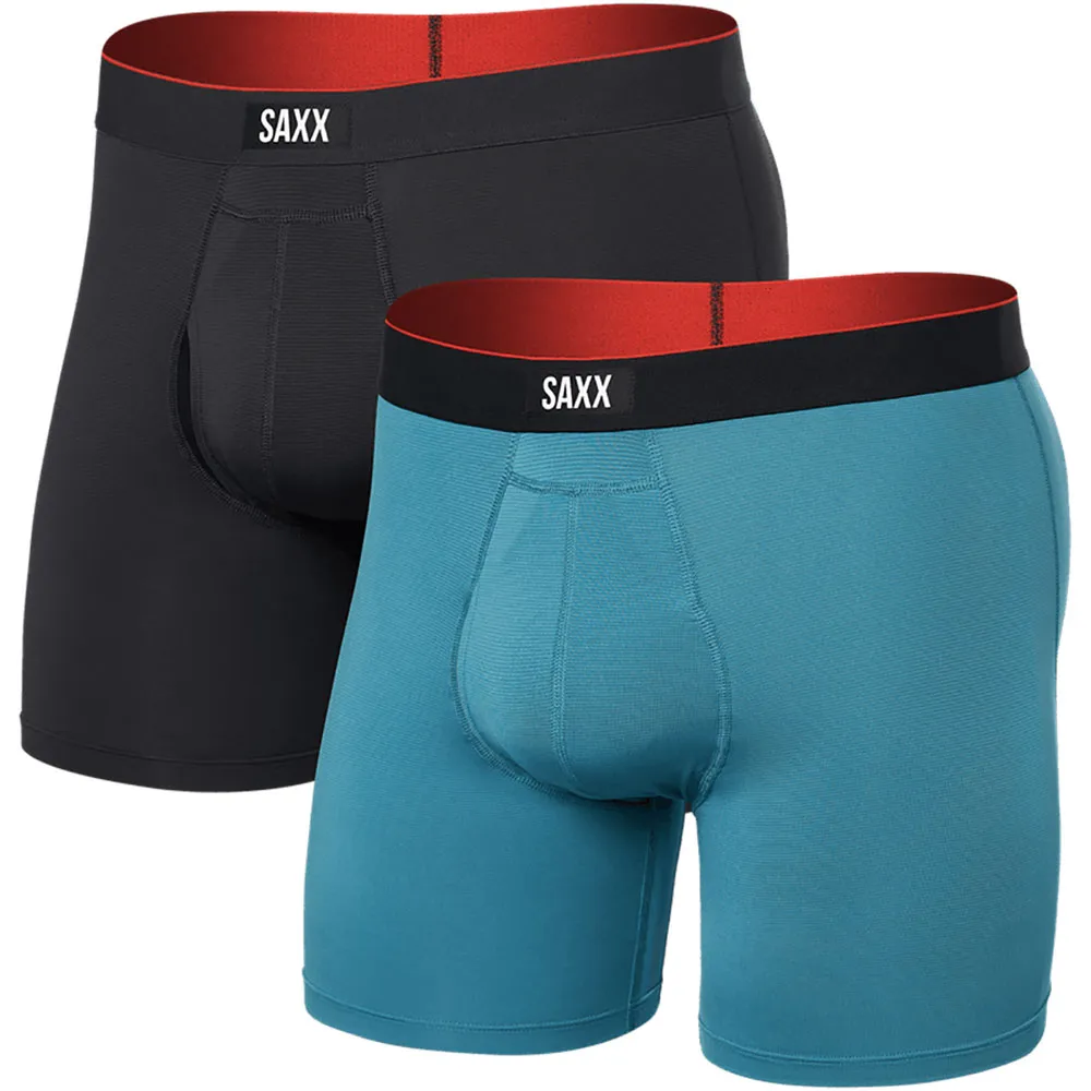 

Трусы-боксеры SAXX Underwear Multi-Sport Mesh Brief Fly 2 units, синий/черный