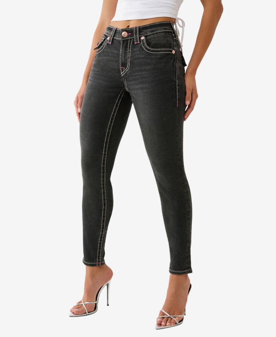 Женские узкие джинсы Jennie Skinny Big T Flap Jeans True Religion, Harmony Night — фото 2