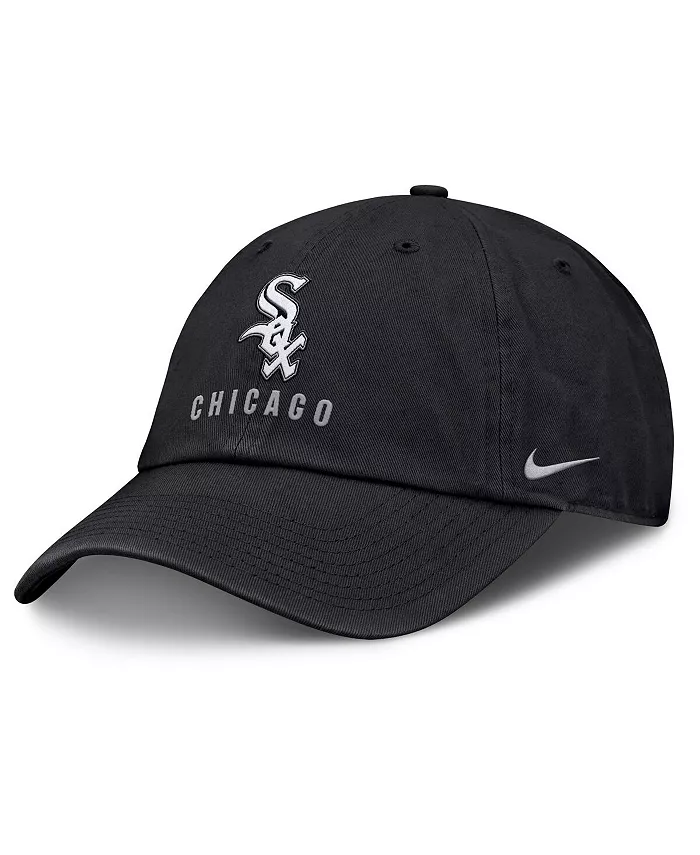 

Женская черная регулируемая бейсболка Chicago White Sox Club Nike