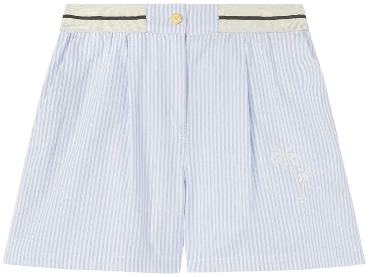 

Шорты Palm Angels Palms Stripes Boxer Shorts 'Light Blue', синий