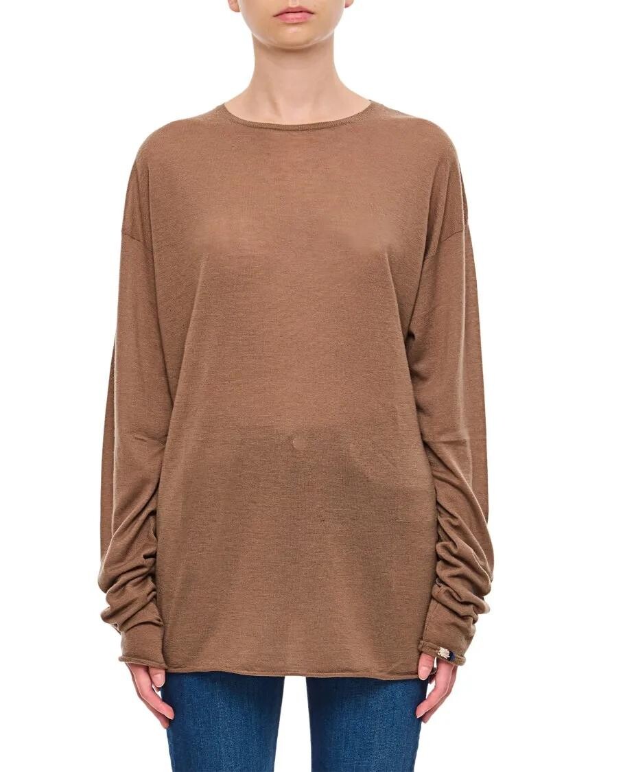 

Кашемировый свитер gemini с круглым вырезом Extreme Cashmere, коричневый