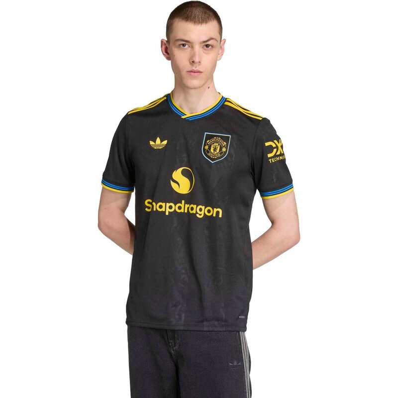 Толстовка «Манчестер Юнайтед» 25/26, третий комплект формы Adidas, черный — фото 3