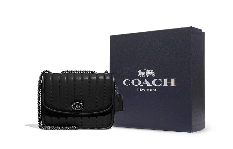 

COACH Маленькая кожаная сумка Мэдисон квадратной формы