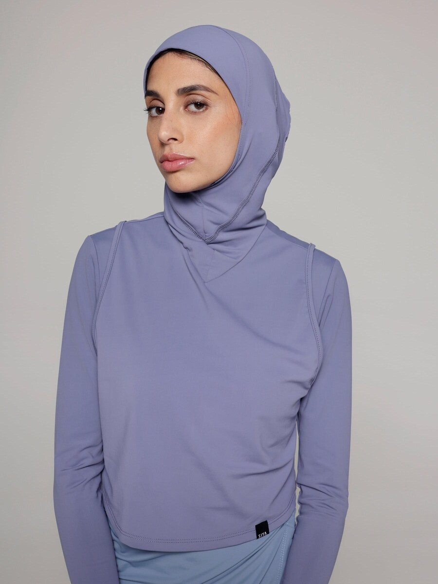 

Купальник-футболка SIYA Swimwear Hijab, пятнистый синий