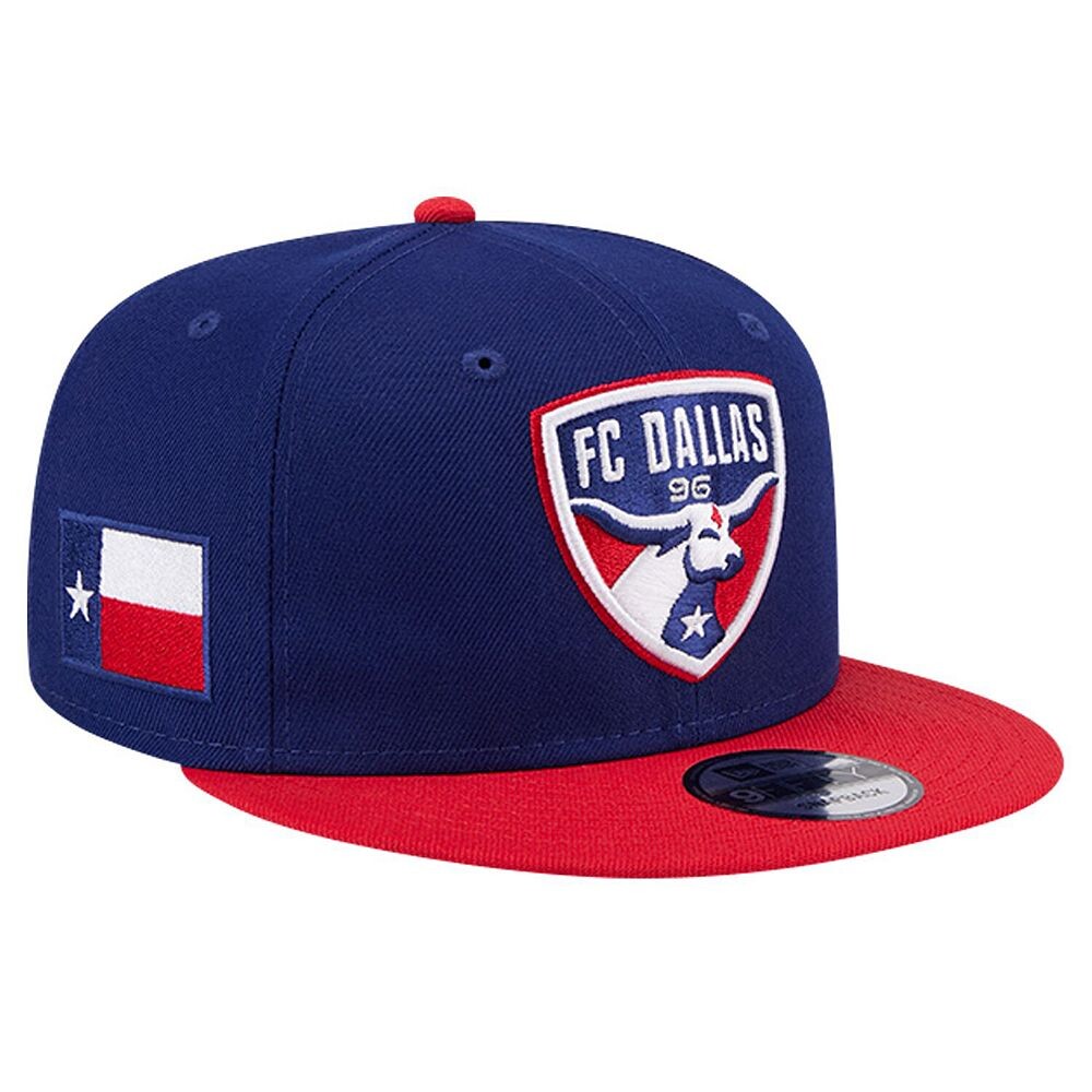 

Мужская кепка New Era Blue FC Dallas 2024 с крючком 9FIFTY Snapback, цвет Fcd Blue