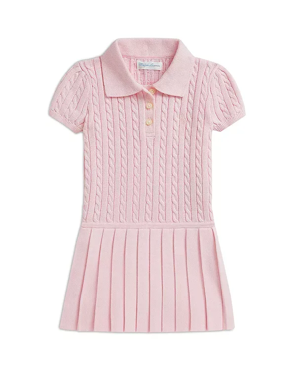 Мини-Платье-Поло с косами - для малышей Ralph Lauren, Pink