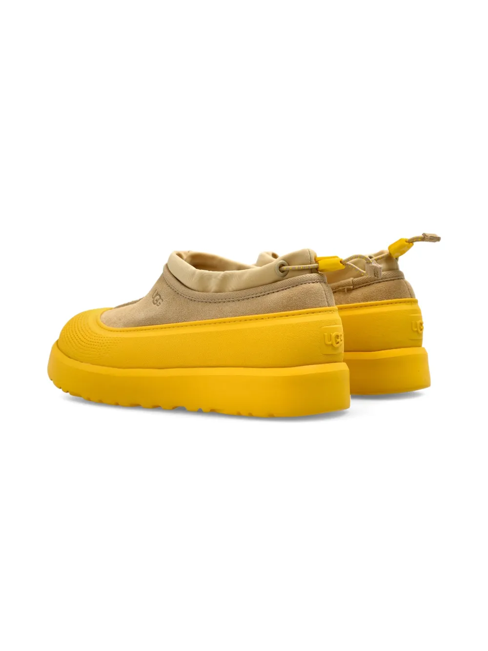 Слипоны-ботинки с верхом из замши UGG Kids, желтый — фото 3
