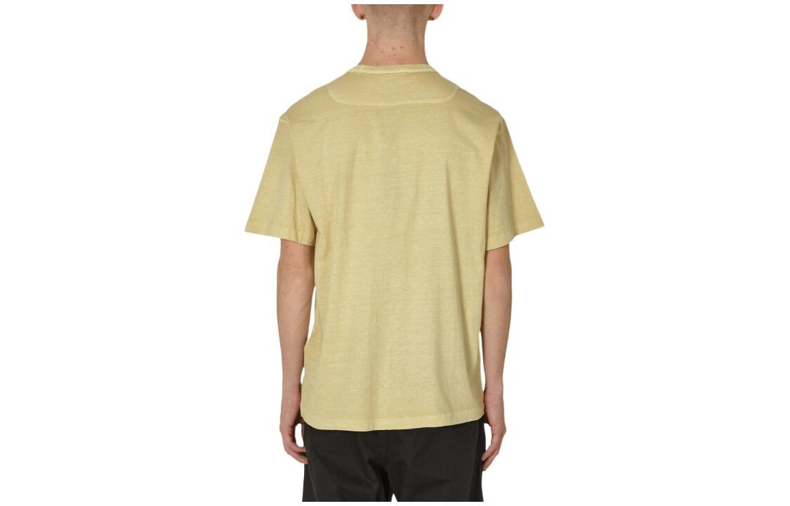 Футболка мужская бежевая Stone Island, бежевый — фото 2