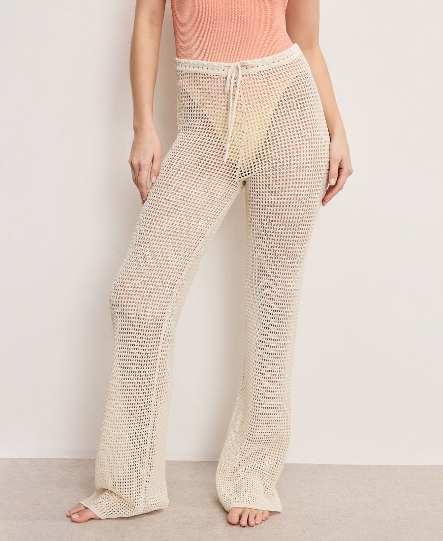 

Женские вязаные крючком плавки-накидка для купания, стандартные и большие размеры Good American, Vintage Rose