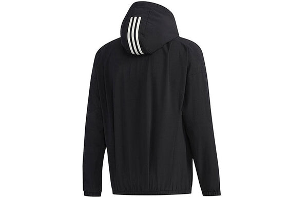 Куртка adidas Casual Sports Hooded Jacket Men's Black, черный — фото 2