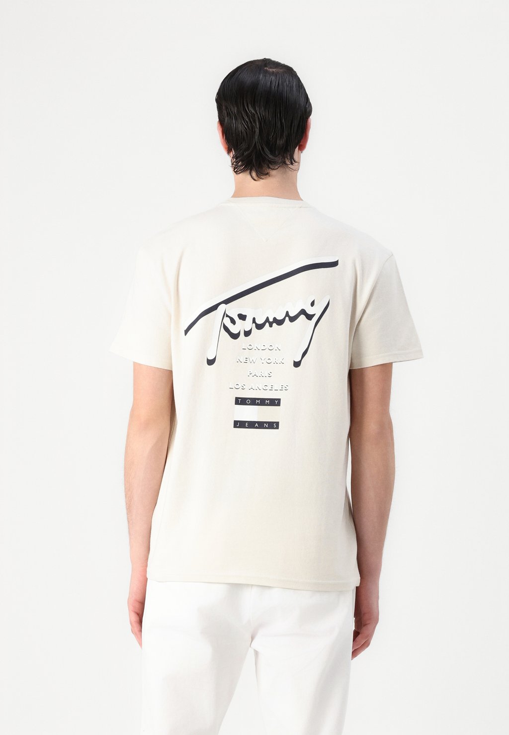 

Футболка с принтом SIGNATURE CITY TEE UNISEX Tommy Jeans, песочный