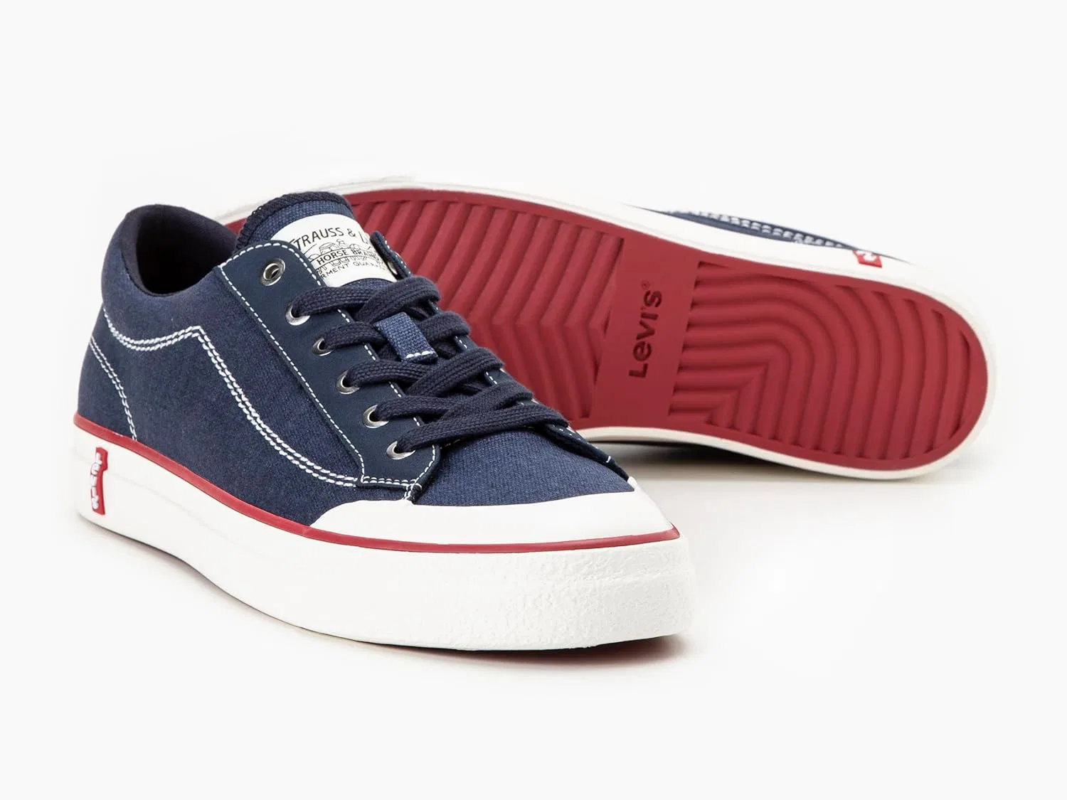 Мужские кроссовки Levi's LS2 Street Trainers, 17 Navy — фото 3