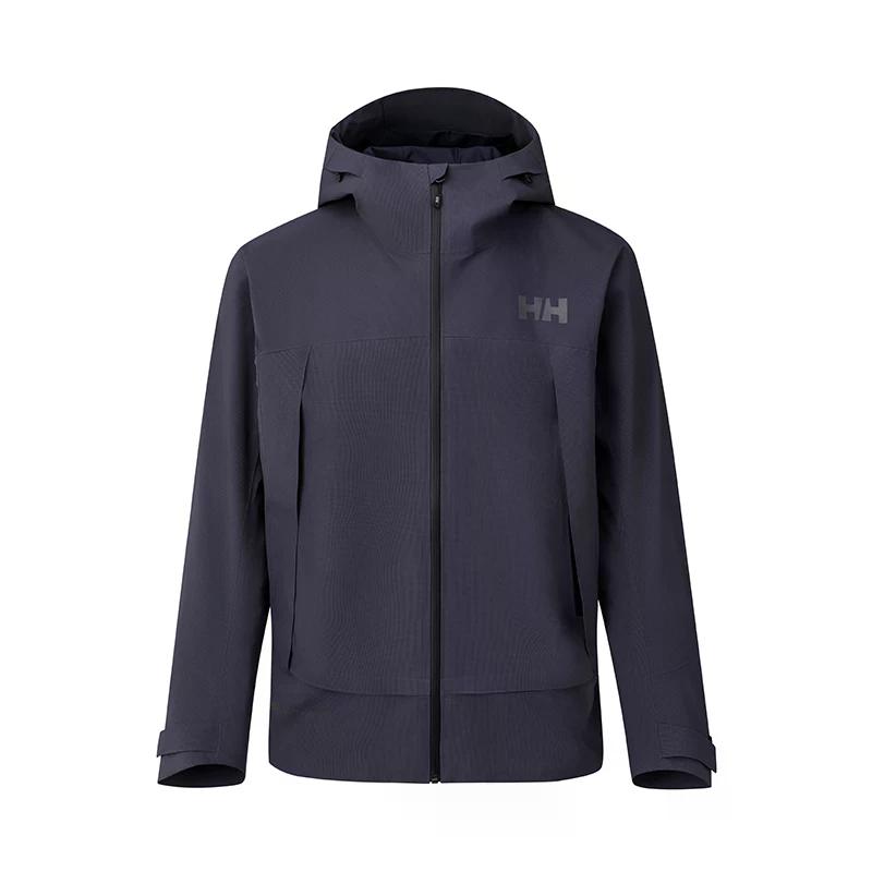 

HELLY HANSEN Ветровка непромокаемая ветронепроницаемая дышащая и устойчивая к истиранию унисекс, Navy Blue
