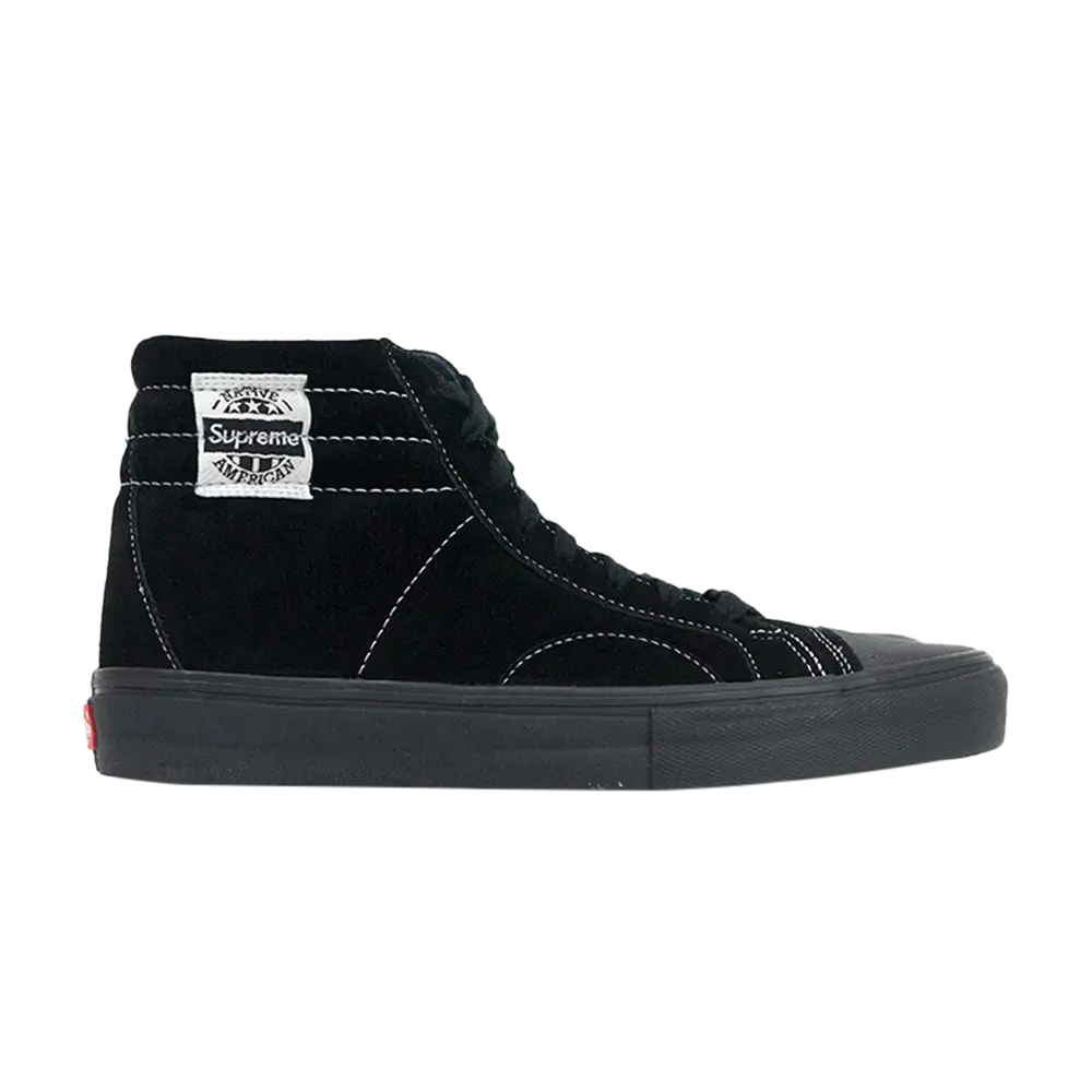 

Кроссовки Supreme × SK8-Hi Vans, черный