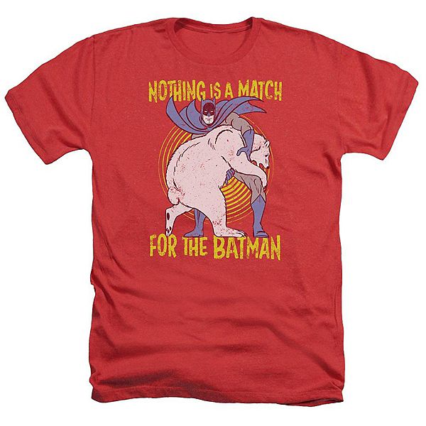 

Футболка adult heather с принтом Batman bear wrastling Licensed Character