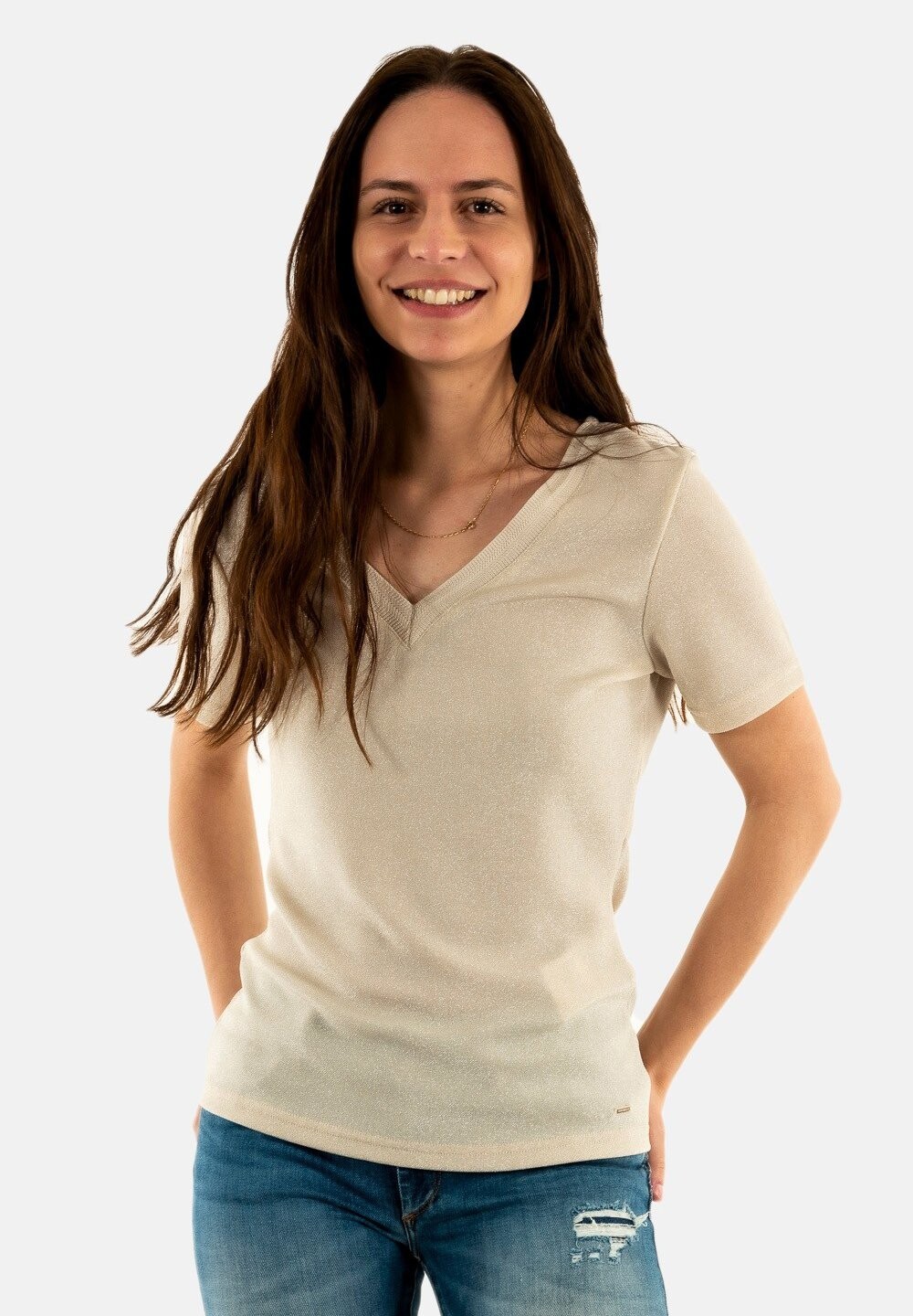 

Базовая футболка Morgan, Серый, Базовая футболка Morgan