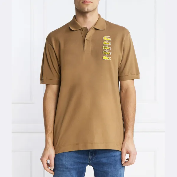 

Классическая рубашка-поло Lacoste, коричневый