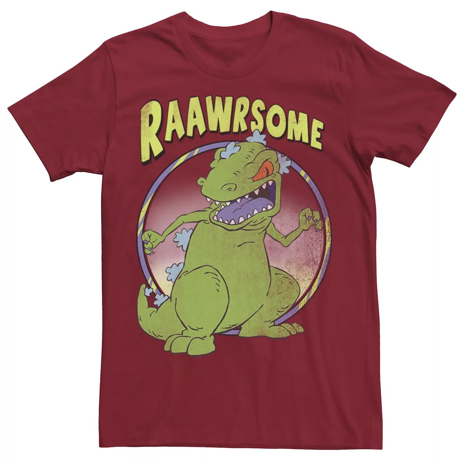 

Мужская футболка RugRats Reptar Raawrsome Licensed Character