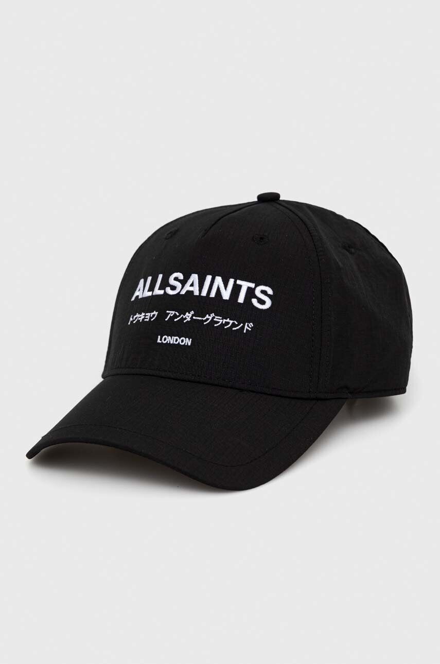 

Бейсбольная кепка AllSaints, черный