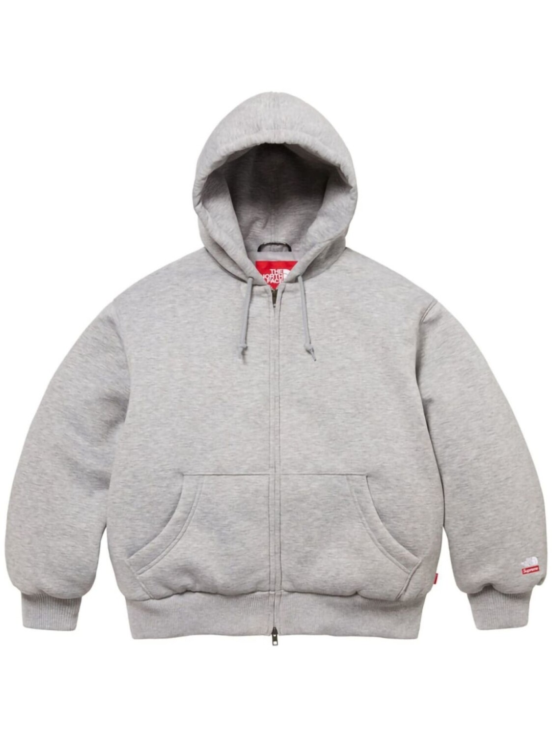 

Худи из коллаборации с The North Face Supreme, серый