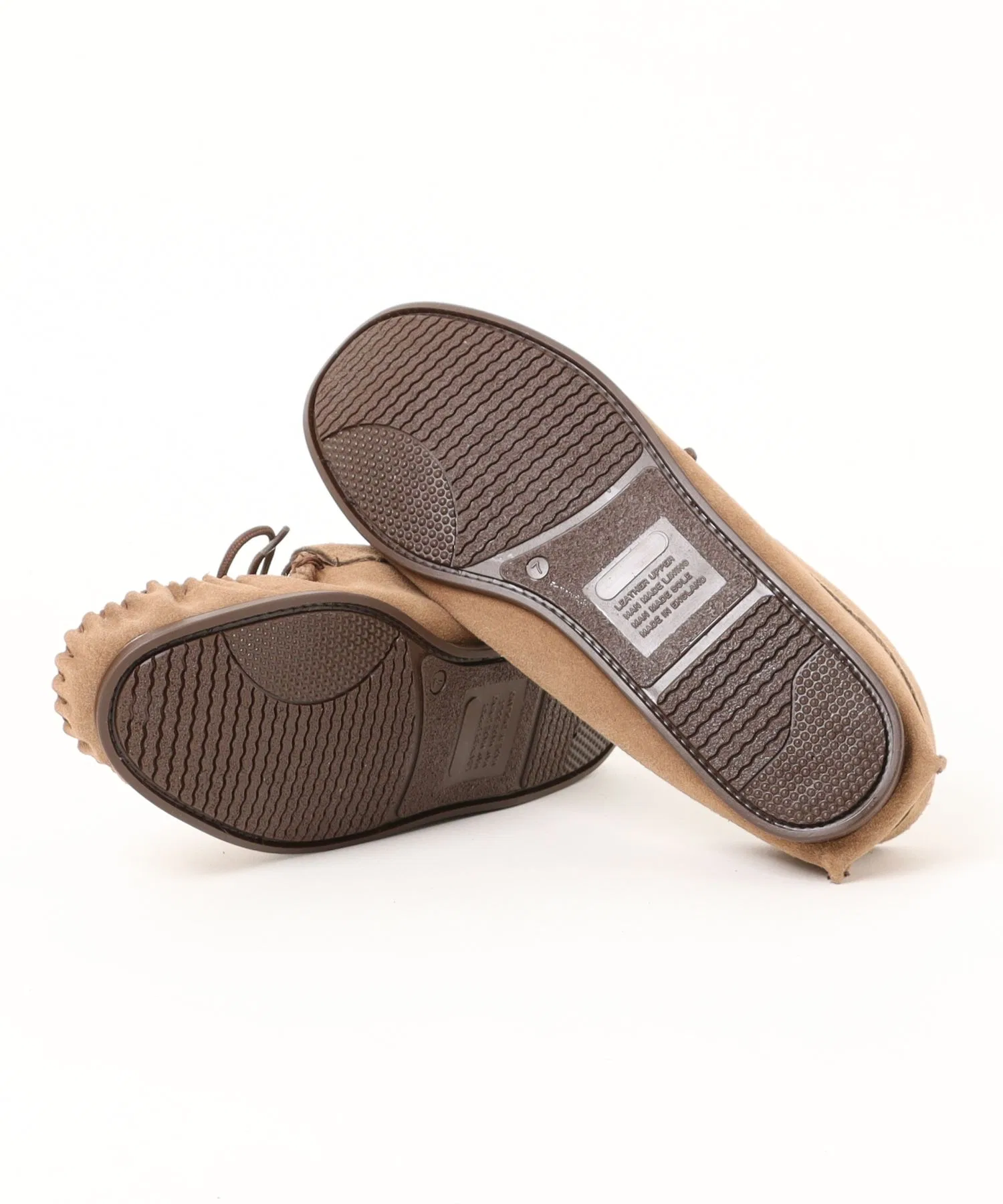 Мужские мокасины из замши Lloyd Footwear Oliver с меховой подкладкой бежевые — фото 3