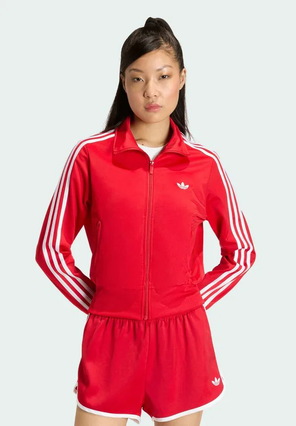 Классическая тренировочная куртка firebird Adidas Originals, Better Scarlet/White