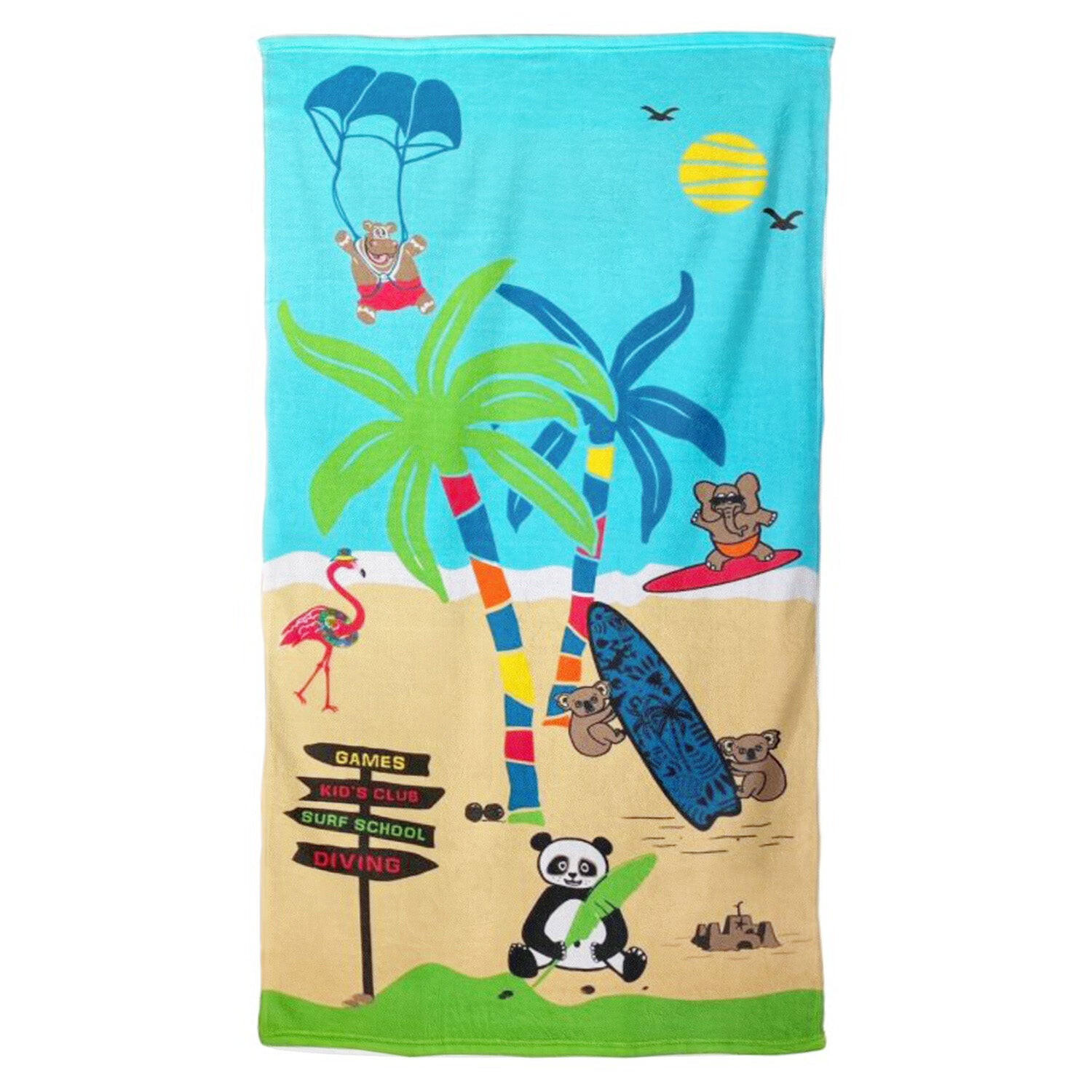 

Пляжное полотенце из микрофибры child colonia Le Comptoir De La Plage, синий