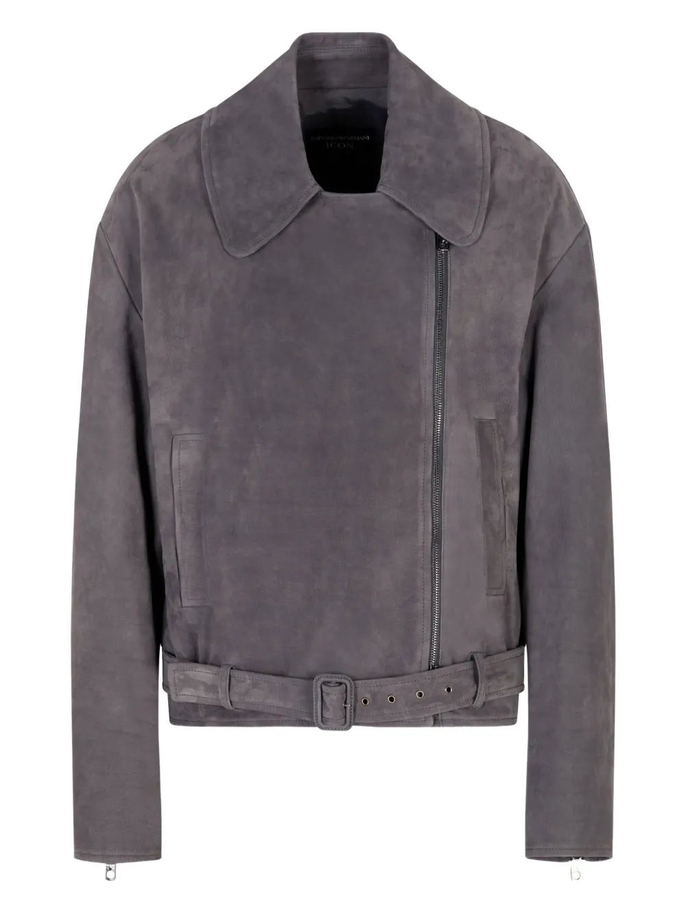 

Куртка с поясом EMPORIO ARMANI, серый