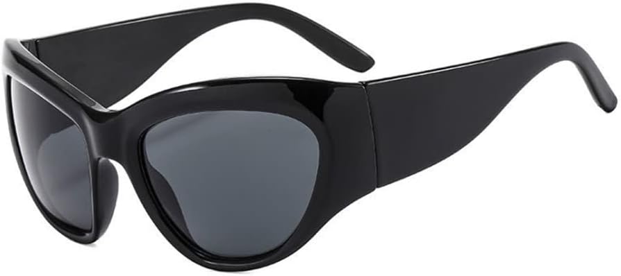 

Женские солнцезащитные очки, черные, в крупной оправе, женские солнцезащитные очки, мужские очки для водителя и мотоциклиста, зеркальные солнцезащитные очки generic, Black Gray