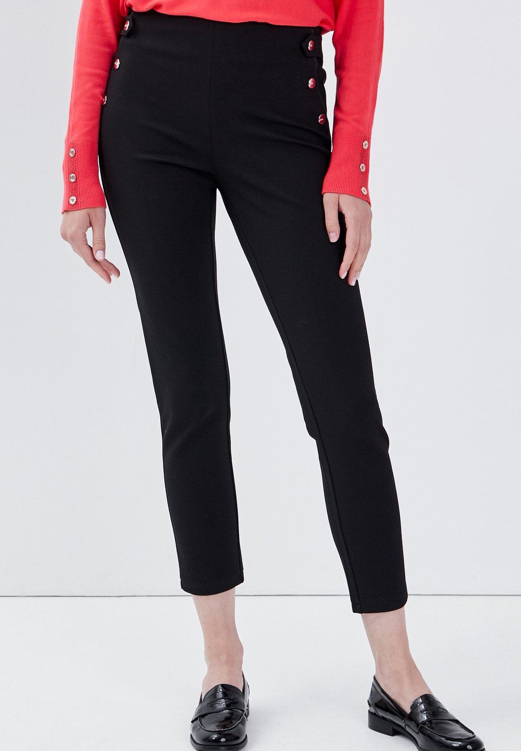 

Брюки MIT GEKIPPTER TAILLE Breal, черный
