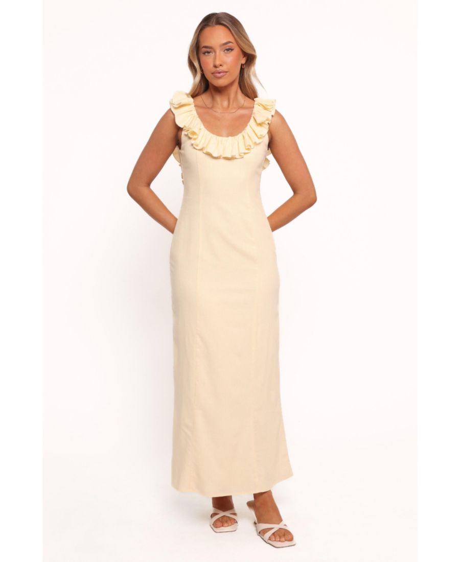 

Женское длинное платье Brienne - масляно-желтого цвета Petal and Pup, Butter yellow