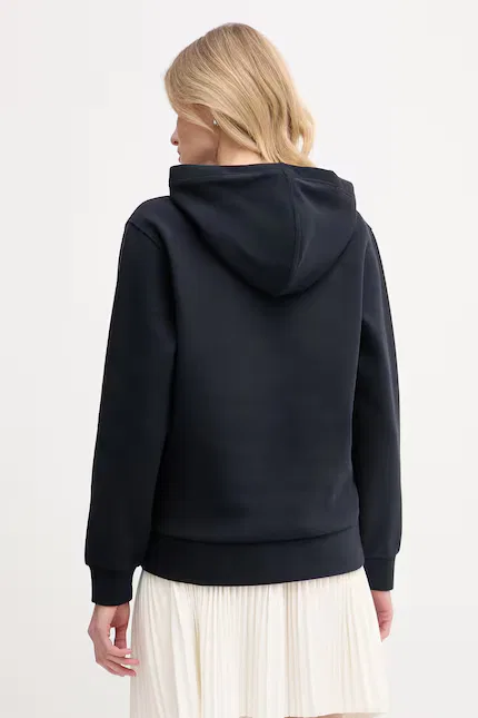 Худи Lacoste Синее с логотипом — фото 3