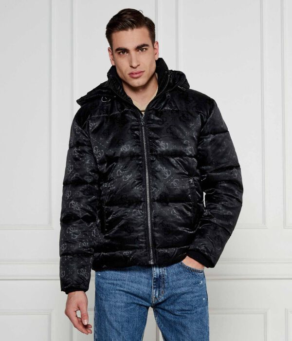 

Куртка мужская Guess Jeans с принтом, черный