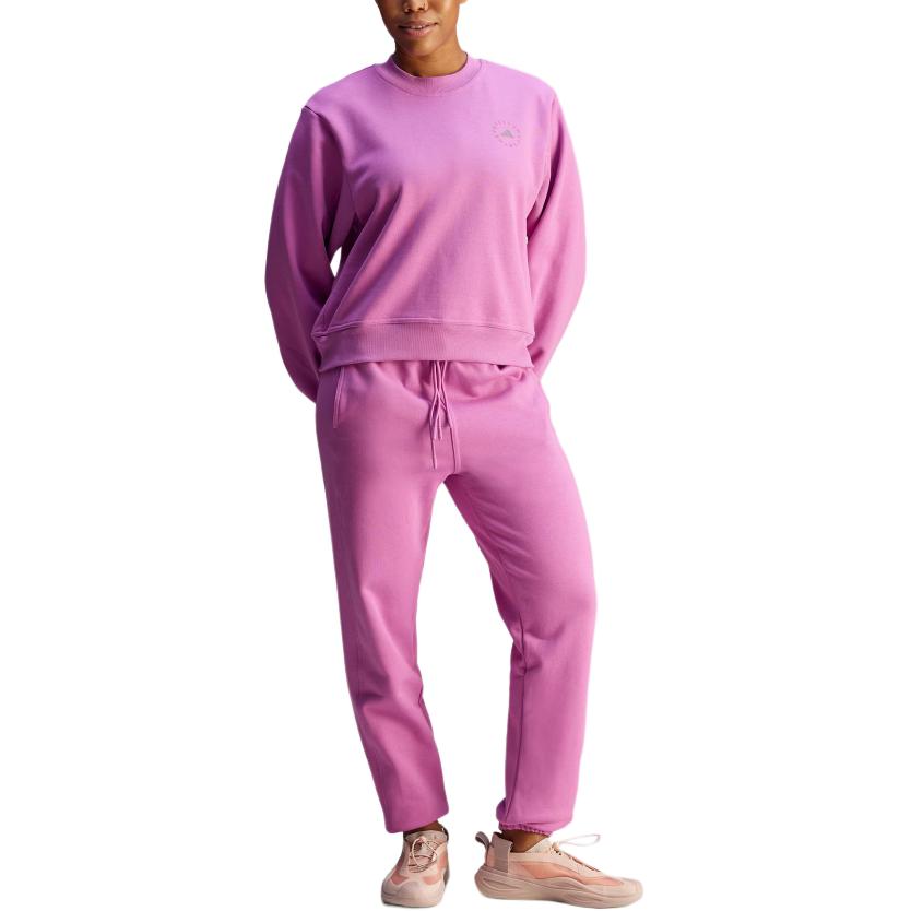 By Stella McCartney Logo print Track Pants Adidas, светло-фиолетовый — фото 3