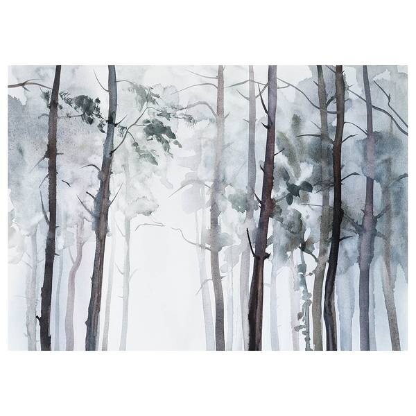

Картина на холсте A.S. Création Watercolor Forest цвет weiß/schwarz