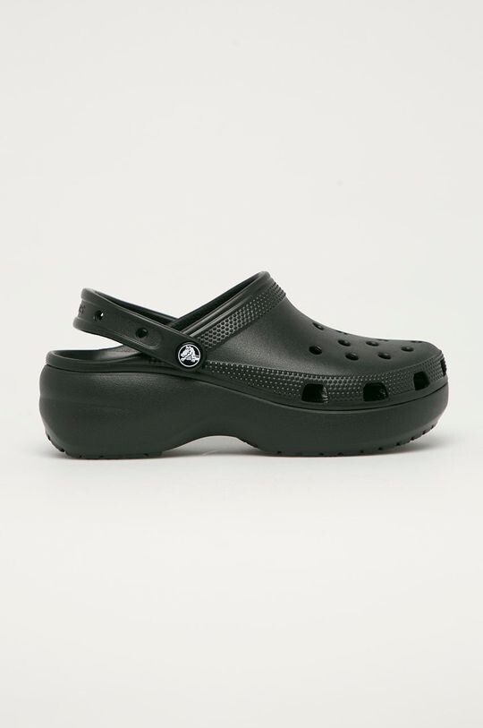 

Шлепанцы на платформе Crocs, черный