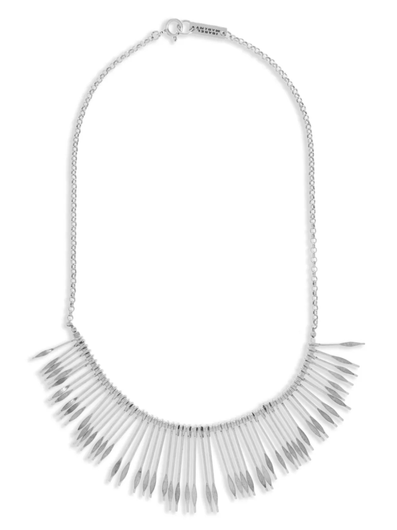 

Металлическое ожерелье ISABEL MARANT, серебряный