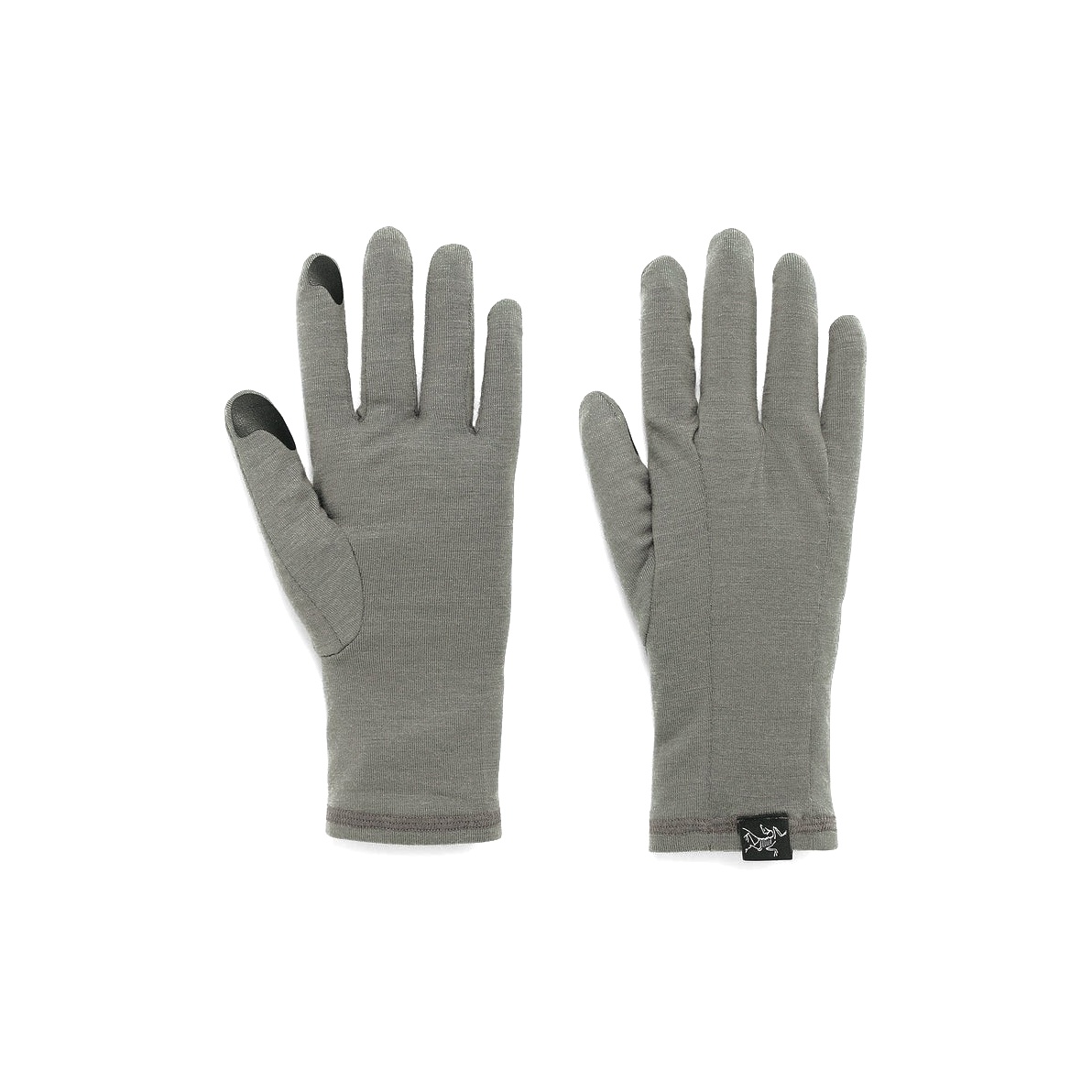 

Арка'терикс Унисекс Спортивные Перчатки из Мериносовой Шерсти и Эластана Серо-Синие