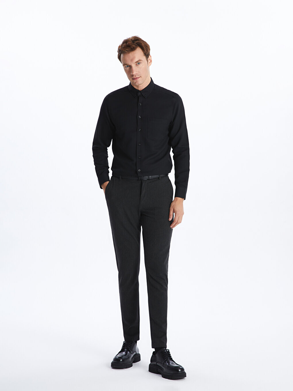 

Мужские брюки узкого кроя LCWAIKIKI Formal, антрацит