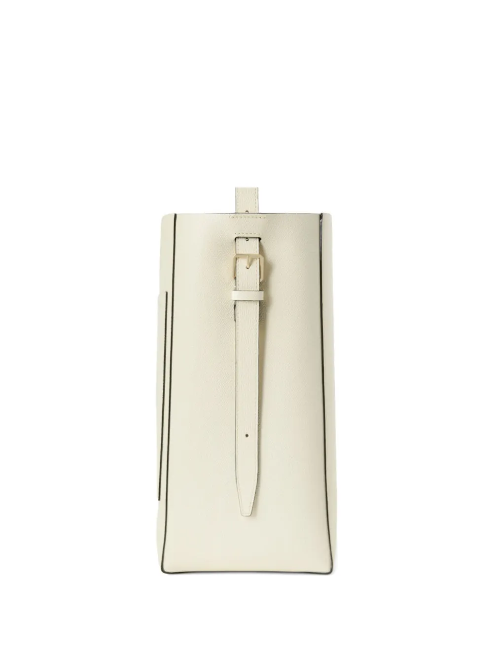 

Мини-сумка-ведро из кожи Valextra, нейтральный