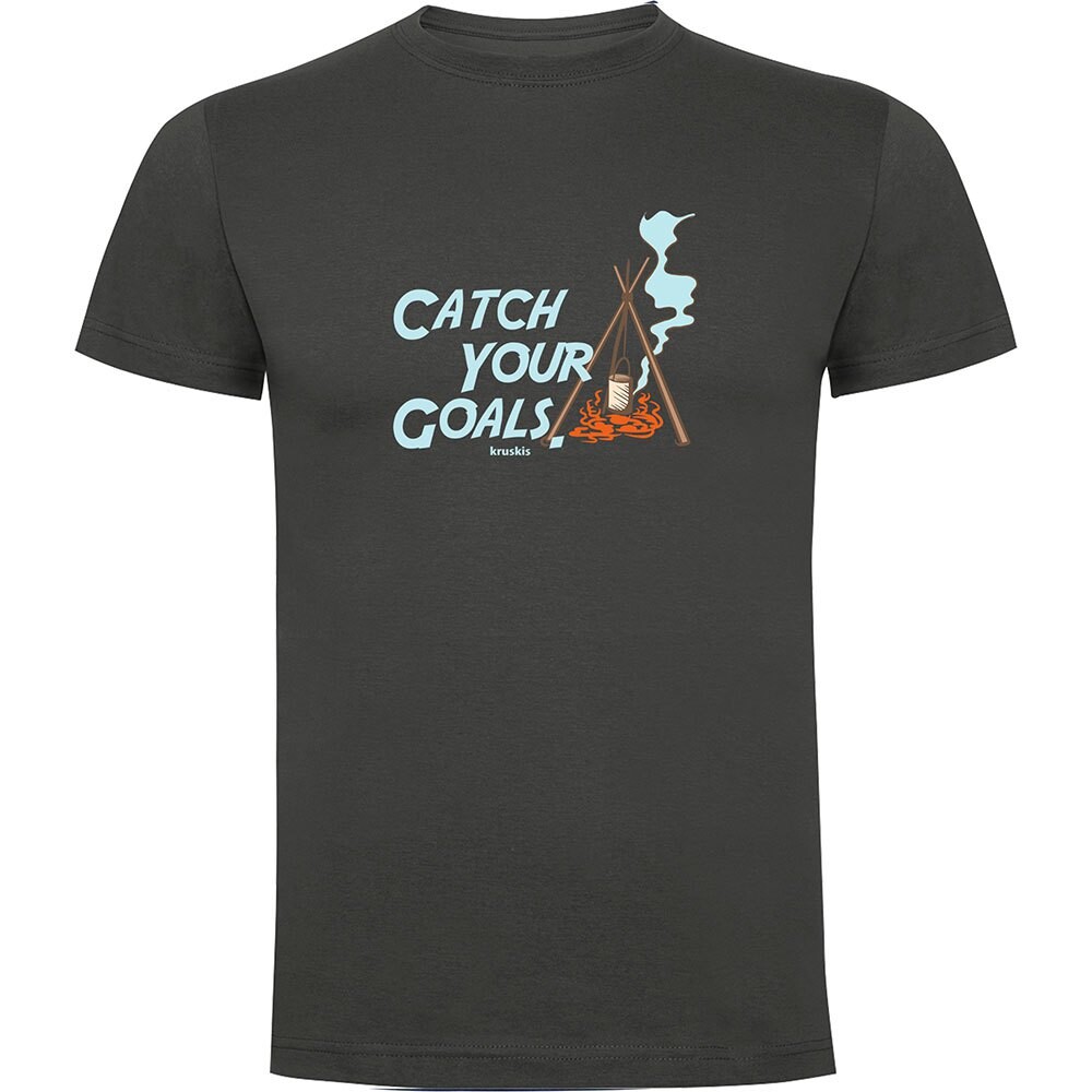 

Футболка с коротким рукавом Kruskis Catch Your Goals, серый