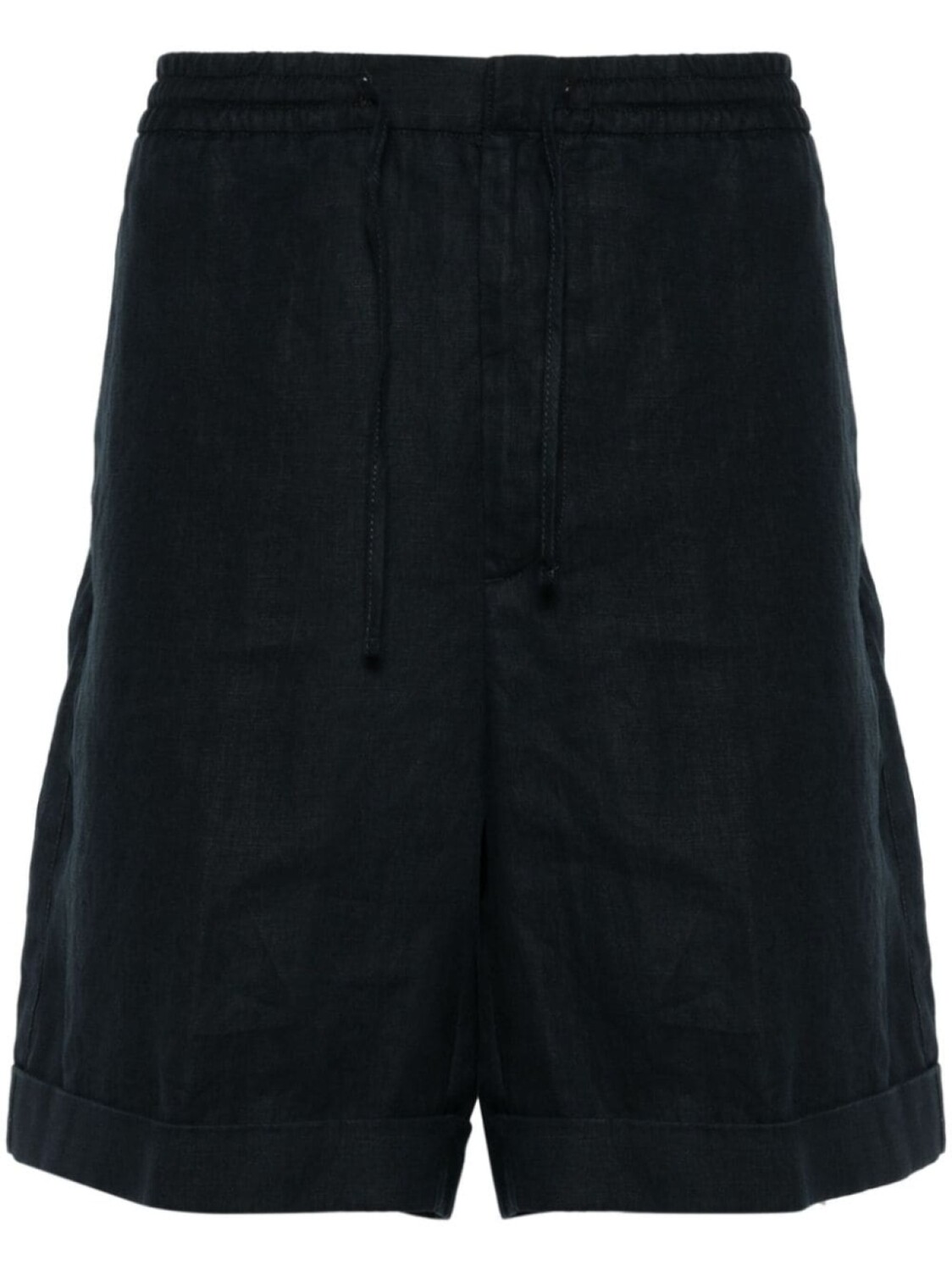 

Canali льняные шорты-бермуды, синий