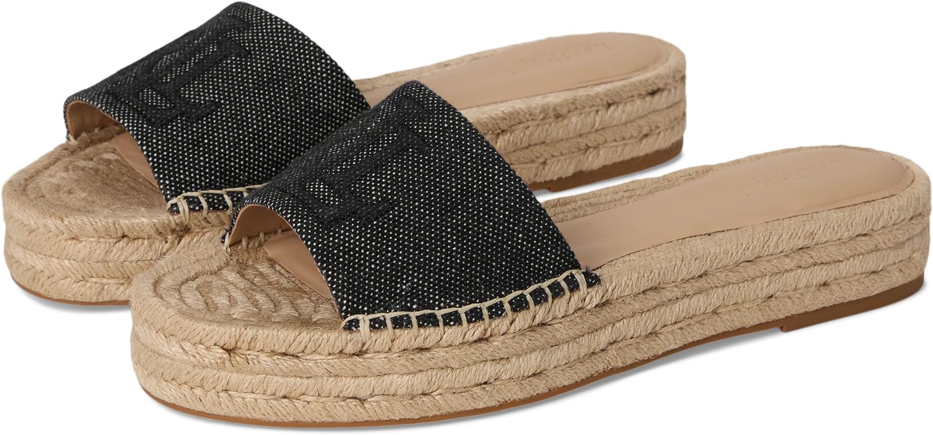 Сандалии Lauren Ralph Lauren Polly Cross-dyed Canvas Espadrille, цвет Natural/Black