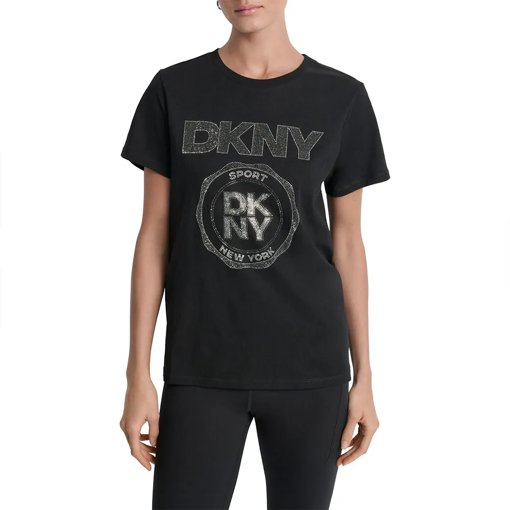 

Футболка с коротким рукавом DKNY Medallion Logo, черный