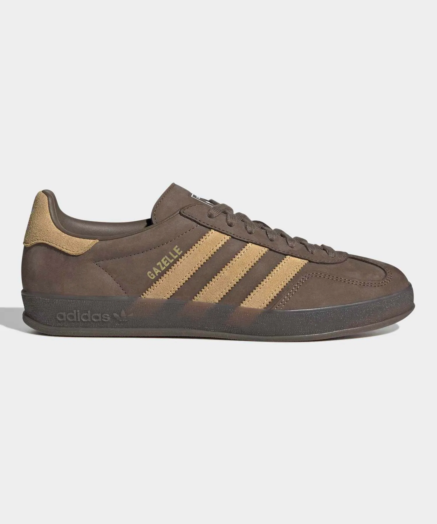 Унисекс кроссовки Gazelle Indoor adidas коричневые