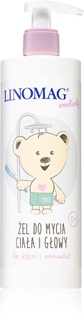 

Гель для душа и шампунь 2в1 для детей с рождения Linomag Emolienty Shampoo & Shower Gel, 400 ml